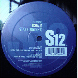 Isha-D Stay (Tonight) USED VINYL 12INCH 45 RPM