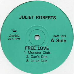 Juliet Roberts Free Love USED VINYL 12INCH PROMO