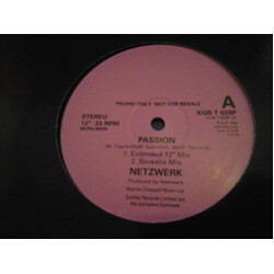 Netzwerk Passion USED VINYL 12INCH PROMO 33 S RPM