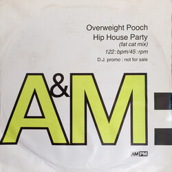 Overweight Pooch Hip House Party USED VINYL 12INCH 45 RPM PROMO