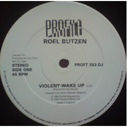 Roel Butzen Violent Wake-Up USED VINYL 12INCH 45 RPM PROMO