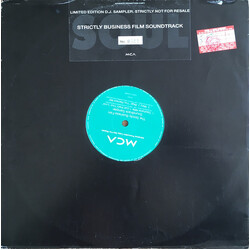 Various Strictly Business Film Soundtrack Sampler USED VINYL 12INCH ADVANCE LIMITED EDITION NUMBERED PROMO SAMPLER
