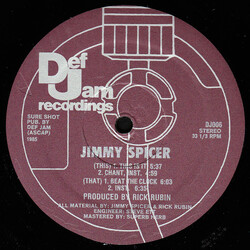 Jimmy Spicer This Is It / Beat The Clock USED VINYL 12INCH 33 S RPM STEREO