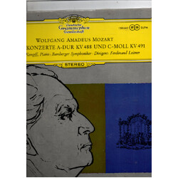 Wolfgang Amadeus Mozart / Wilhelm Kempff / Bamberger Symphoniker / Ferdinand Leitner Klavierkonzerte A-Dur KV 488 Und C-Moll KV 491 Vinyl LP USED