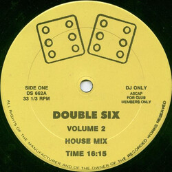 Various Double Six Volume 2 USED VINYL 12INCH 33 S RPM MIXED UNOFFICIAL RELEASE