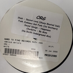 Various ORG USED VINYL 12INCH 33 S RPM UNOFFICIAL RELEASE WHITE LABEL