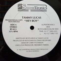 Tammy Lucas Hey Boy USED VINYL 12INCH 33 S RPM PROMO STEREO