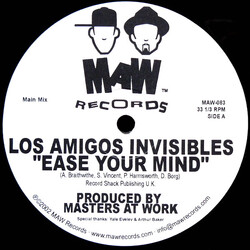 Los Amigos Invisibles Ease Your Mind USED VINYL 12INCH 33 S RPM