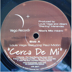 Louie Vega / Raul Midón Cerca De Mi USED VINYL 12INCH 33 S RPM