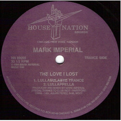 Mark Imperial The Love I Lost (Remix) USED VINYL 12INCH 33 S RPM