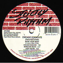 Chicago Syndicate / LaVette Move Your Body USED VINYL 12INCH 33 S RPM