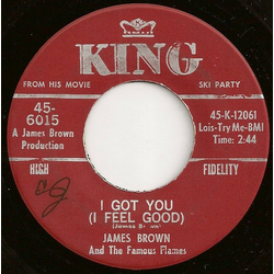 James Brown & The Famous Flames I Got You (I Feel Good) Vinyl 7" USED