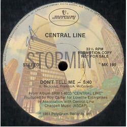 Central Line Don't Tell Me USED VINYL 12INCH 33 S RPM PROMO