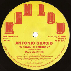 Antonio Ocasio Organic Energy USED VINYL 12INCH 33 S RPM STEREO