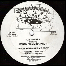 Liz Torres / Kenny "Jammin" Jason What You Make Me Feel USED VINYL 12INCH 33 S RPM