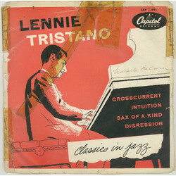 Lennie Tristano Classics In Jazz USED VINYL 7INCH EP