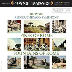 Ottorino Respighi / Fritz Reiner / Chicago Symphony Orchestra Pines Of Rome / Fountains Of Rome Vinyl LP USED