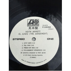 Keith Jarrett El Juicio (The Judgement) Vinyl LP USED