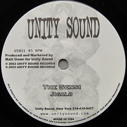 Jigalo The Sensi USED VINYL 7INCH 45 RPM