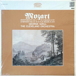 Wolfgang Amadeus Mozart / George Szell / The Cleveland Orchestra Divertimento No. 2 In D Major, K.131, Symphony No. 33 In B-Flat Major, K.319 Vinyl LP