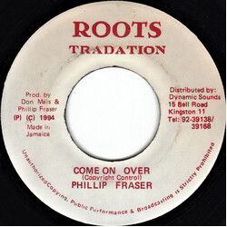 Phillip Fraser Come On Over USED VINYL 7INCH 45 RPM