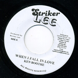 Ken Boothe When I Fall In Love USED VINYL 7INCH REISSUE