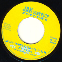 Lutan Fyah Never Surrender My Faith USED VINYL 7INCH
