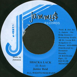 Junior Reid Shacka Lack USED VINYL 7INCH 45 RPM REISSUE