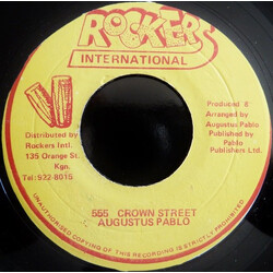 Augustus Pablo 555 Crown Street USED VINYL 7INCH 45 RPM REISSUE