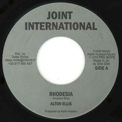 Alton Ellis Rhodesia USED VINYL 7INCH 45 RPM REPRESS