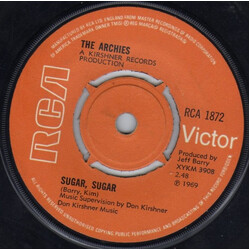 The Archies Sugar, Sugar USED VINYL 7INCH 45 RPM SINGLE REPRESS