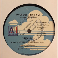 Lowrell Simon Overdose Of Love USED VINYL 12INCH 33 S RPM