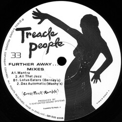 Treacle People Further Away... (Mixes) USED VINYL 12INCH 33 S RPM