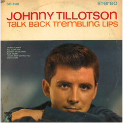 Johnny Tillotson Talk Back Trembling Lips Vinyl LP USED