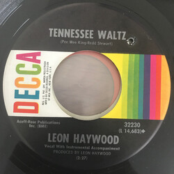 Leon Haywood Tennessee Waltz / Mellow Moonlight USED VINYL 7INCH 45 RPM SINGLE