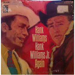 Hank Williams / Hank Williams Jr. Again Vinyl LP USED