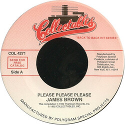 James Brown Please Please Please / Try Me USED VINYL 7INCH 45 RPM REISSUE