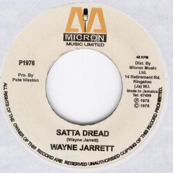 Wayne Jarrett Satta Dread USED VINYL 7INCH 45 RPM