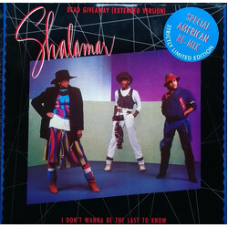 Shalamar Dead Giveaway USED VINYL 12INCH SINGLE 45 RPM