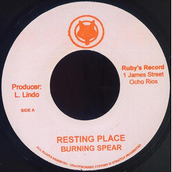 Burning Spear / Joe Higgs Resting Place / More Slavery (Version) USED VINYL 7INCH 45 RPM SINGLE MISPRESS REPRESS