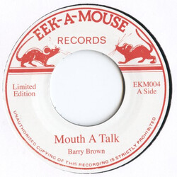 Barry Brown / King Tubby Mouth A Talk / Mouth Dub USED VINYL 7INCH REISSUE LIMITED EDITION