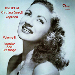 Christina Carroll The Art of Christina Carroll, Volume 2: Popular & Art Songs Vinyl LP USED