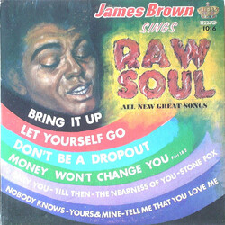 James Brown Raw Soul Vinyl LP USED