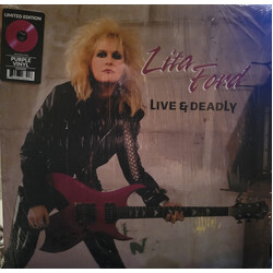 Lita Ford Live & Deadly Vinyl LP USED