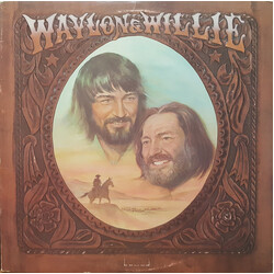 Waylon Jennings & Willie Nelson Waylon & Willie Vinyl LP USED