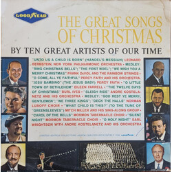 Various The Great Songs Of Christmas (By Ten Great Artists Of Our Time) Vinyl LP USED