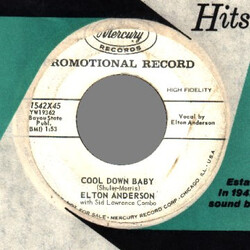 Elton Anderson / The Sid Lawrence Band Cool Down Baby / Secret Of Love USED VINYL 7INCH 45 RPM PROMO