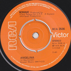 Ronnie (24) Angelina USED VINYL 7INCH STEREO SINGLE