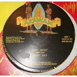 Janet Kay That Night / Rock The Rhythm USED VINYL 12INCH 45 RPM