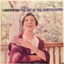 Johann Sebastian Bach / Johann Caspar Ferdinand Fischer / Wanda Landowska The Art Of The Harpsichord Vinyl LP USED
